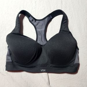 COPY - Victoria Secret Black VSX Underwire Racerback Sports Bra